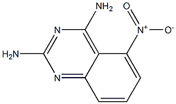 2,4-Diamino-5-nitro-quinazoline Structure