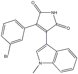  3-(1-Methyl-1H-indol-3-yl)-4-(3-bromophenyl)-1H-pyrrole-2,5-dione