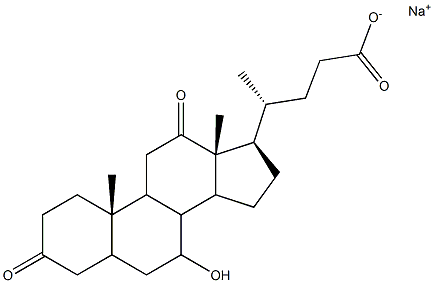 3,12-Dioxo-7-hydroxycholan-24-oic acid sodium salt
