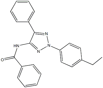 N-[2-(4-Ethylphenyl)-5-phenyl-2H-1,2,3-triazol-4-yl]benzamide Struktur