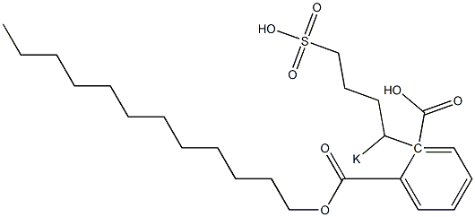 Phthalic acid 1-dodecyl 2-(1-potassiosulfobutyl) ester|