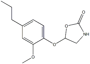 5-(2-Methoxy-4-propylphenoxy)oxazolidin-2-one