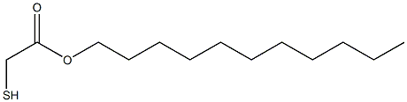 Thioglycollic acid undecyl ester Structure