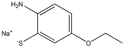 Sodium 2-amino-5-ethoxybenzenethiolate,,结构式