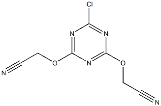 2-Chloro-4,6-bis(cyanomethoxy)-1,3,5-triazine