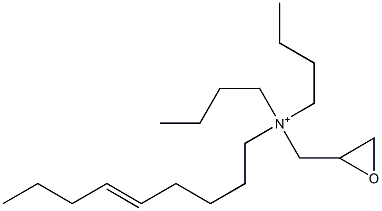 Dibutyl(5-nonenyl)glycidylaminium 结构式