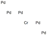 クロム-ペンタパラジウム 化学構造式