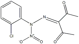 3-[2-Nitro-2-(2-chlorophenyl)hydrazono]pentane-2,4-dione