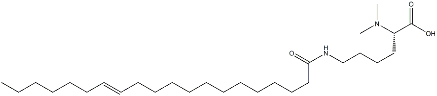 N6-(13-Icosenoyl)-N2,N2-dimethyllysine,,结构式