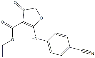 2-[[4-Cyanophenyl]amino]-4,5-dihydro-4-oxofuran-3-carboxylic acid ethyl ester