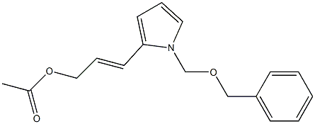 1-(Benzyloxymethyl)-2-(3-acetoxy-1-propenyl)-1H-pyrrole Structure