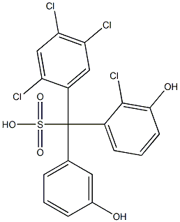  (2-Chloro-3-hydroxyphenyl)(2,4,5-trichlorophenyl)(3-hydroxyphenyl)methanesulfonic acid