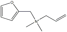 N,N-Dimethyl-N-(2-propenyl)-2-furanmethanaminium|