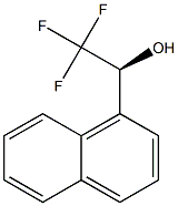 (S)-2,2,2-Trifluoro-1-(1-naphtyl)ethanol Struktur
