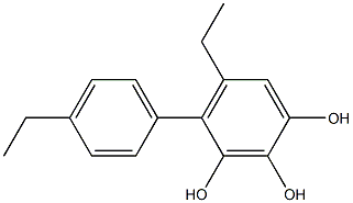 5-Ethyl-4-(4-ethylphenyl)benzene-1,2,3-triol