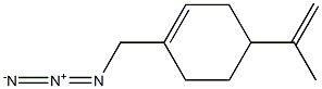 1-(Azidomethyl)-4-isopropenyl-1-cyclohexene 结构式