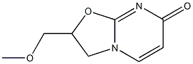 2,3-Dihydro-2-(methoxymethyl)-7H-oxazolo[3,2-a]pyrimidin-7-one Struktur