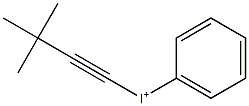 Phenyl 3,3-dimethyl-1-butynyliodonium Structure