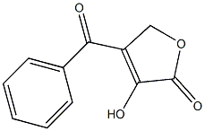 4-(Benzoyl)-3-hydroxyfuran-2(5H)-one Struktur