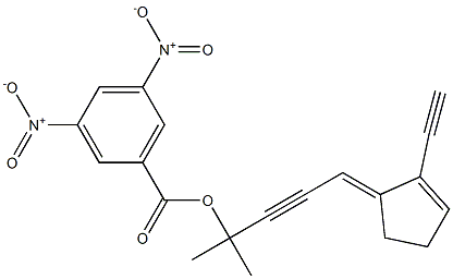 3,5-Dinitrobenzoic acid 4-(2-ethynyl-2-cyclopenten-1-ylidene)-1,1-dimethyl-2-butynyl ester