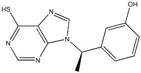 9-[(R)-1-(3-Hydroxyphenyl)ethyl]-9H-purine-6-thiol