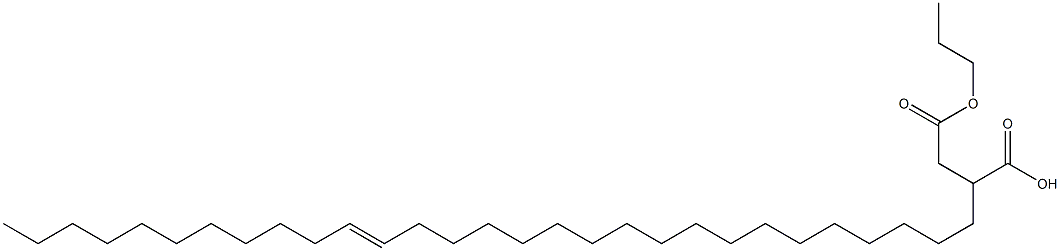 2-(18-Nonacosenyl)succinic acid 1-hydrogen 4-propyl ester,,结构式