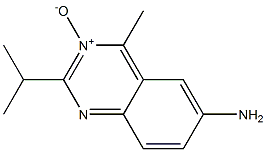 2-Isopropyl-4-methyl-6-aminoquinazoline 3-oxide,,结构式