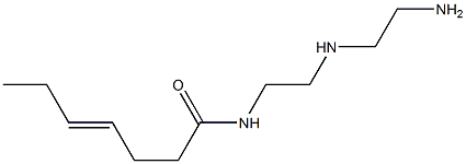 N-[2-[(2-Aminoethyl)amino]ethyl]-4-heptenamide Structure