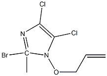 2-Bromo-4,5-dichloro 1-(2-propenyloxy)methyl-1H-imidazole 结构式