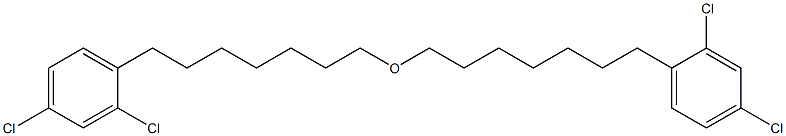 2,4-ジクロロフェニルヘプチルエーテル 化学構造式