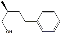 (S)-2-Methyl-4-phenyl-1-butanol,,结构式