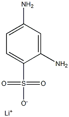 2,4-Diaminobenzenesulfonic acid lithium salt Struktur