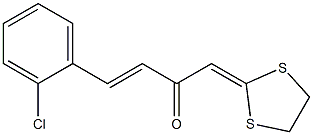 1-(1,3-Dithiolan-2-ylidene)-4-(2-chlorophenyl)-3-buten-2-one