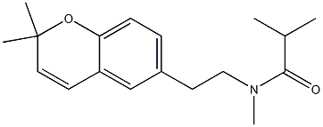 N-[2-(2,2-Dimethyl-2H-1-benzopyran-6-yl)ethyl]-N-methyl-2-methylpropanamide