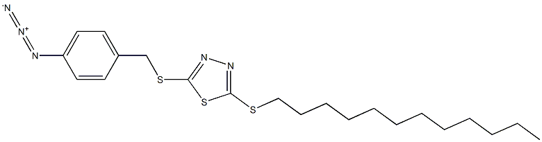 2-(4-Azidobenzylthio)-5-dodecylthio-1,3,4-thiadiazole