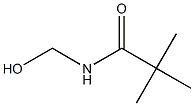 N-Hydroxymethyl-2,2-dimethylpropionamide Struktur