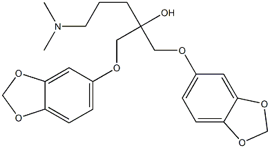 1,1-Bis[[3,4-(methylenedioxy)phenoxy]methyl]-4-(dimethylamino)-1-butanol|