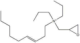 Dipropyl(3-nonenyl)glycidylaminium|