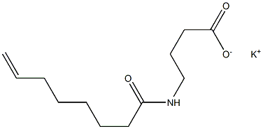 4-(7-Octenoylamino)butyric acid potassium salt Struktur