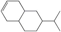 1,2,3,4,4a,5,8,8a-Octahydro-2-isopropylnaphthalene Structure