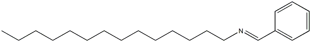 N-Benzylidene-1-tetradecanamine Structure