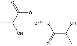 ビス(乳酸)亜鉛 化学構造式
