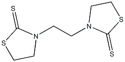 3,3'-Ethylenebis(thiazolidine-2-thione) Structure