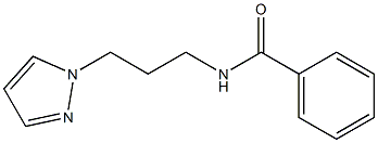 N-[3-(1H-Pyrazol-1-yl)propyl]benzamide Structure