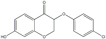  3-(4-Chlorophenoxy)-7-hydroxy-2H-1-benzopyran-4(3H)-one