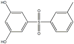 3,5-Dihydroxy-3'-methyl[sulfonylbisbenzene] Struktur