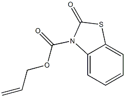 2,3-Dihydro-2-oxobenzothiazole-3-carboxylic acid (2-propenyl) ester Struktur