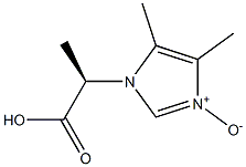 3-[(R)-1-カルボキシエチル]-4,5-ジメチル-3H-イミダゾール1-オキシド 化学構造式
