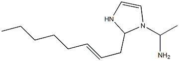 1-(1-Aminoethyl)-2-(2-octenyl)-4-imidazoline Structure