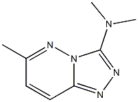 3-Dimethylamino-6-methyl-1,2,4-triazolo[4,3-b]pyridazine,,结构式